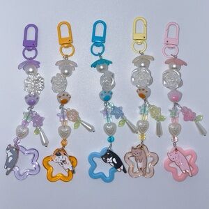 Kitty keychain/bag charm
